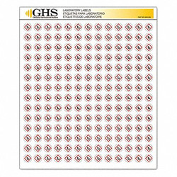 Ghs Safety Label,Skull and Crossbones,Gloss,PK1820 GHS1232