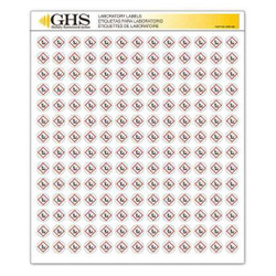 Ghs Safety Label,Skull and Crossbones,Gloss,PK1820 GHS1232
