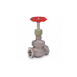 Milwaukee Valve Globe Valve,1-1/4",Bronze,FNPT,600 psi 572 1 1/4