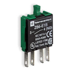 Schneider Electric Contact Block,1NO Slow Break,16mm ZB6E1B