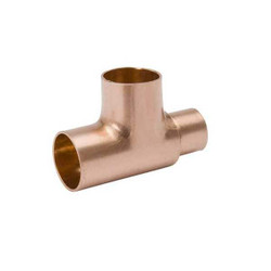 Streamline Reducing Tee,Wrot Copper,1/2"x1/2"x1/8" W 04014