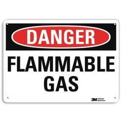 Lyle Danger Sign,7 in x 10 in,Aluminum U3-1476-RA_10X7