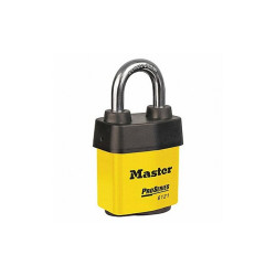 Master Lock Lockout Padlock,KA,Yellow 6121KAYLW