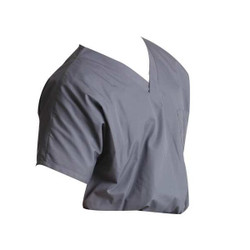 Scrub Zone Scrub Shirt,M,Gray,Unisex 71221