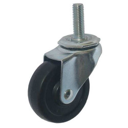 Manufacturer Varies Stem Caster,4"dia,Rubber,115lb 20TM52