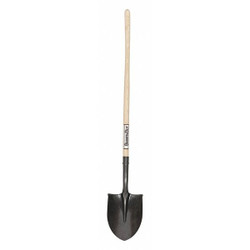 Seymour Midwest Round pt. Shovel,16 ga.,42" Wood Handle 49830GRA