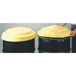 Sim Supply Drum Cover,Yellow,Polyethylene,55 gal  1667