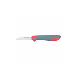 Clauss Paring Knife,2 1/2 in Blade,Gray/Red 18428