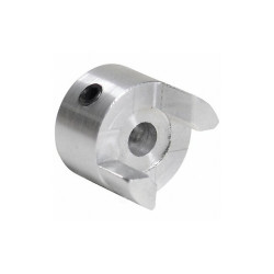 Tb Woods Jaw Coupling Hub,1/2",Aluminum AL07012NK