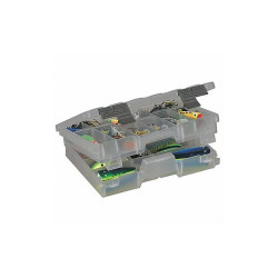 Plano Compartment Box,Snap Clip,Clear,2 3/4 in 460000