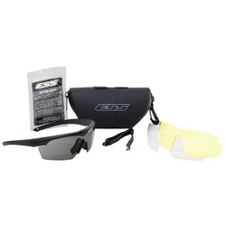 Ess SafetyGlasses,Clr,ChemicalRstnt,Blk EE9014-05