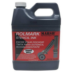 Marsh Stencil Ink,Jug,Black,1 qt. 20903