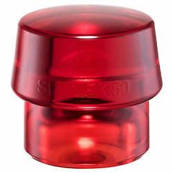 Halder Simplex Hammer Tip,2 3/8 In,Medium Hard,Red 3206060