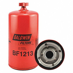 Baldwin Filters Fuel Filter,7-13/32x3-11/16x7-13/32 In  BF1213