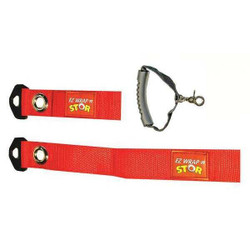 Ez Wrap N Stor Hook-and-Loop Cinch Strap,12 in,Red EZWRAPNSTORSYS