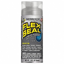 Flex Seal Leak Sealer,2 oz,Rubber Base,Clear FSCLRMINI
