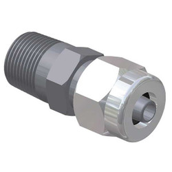 Continental Industries Male Adaptor, 3/4x1/2 In, NPT x Tube 0442-00-0913-00