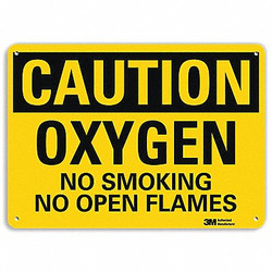 Lyle No Smoking Sign,10 inx14 in,Aluminum U4-1583-RA_14X10
