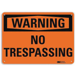 Lyle Admittance Sign,10 in x 14 in,Aluminum U6-1178-RA_14X10