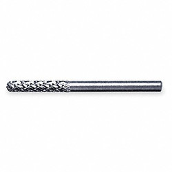 Widia Carbide Bur,Cylindrical Ball Nose,1/8" M41288