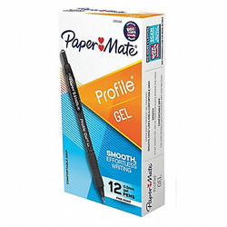 Paper Mate Gel Pens,Textured,Plastic,PK12 2095468