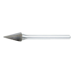 Osg Cone Bur,Pointed End,1/4",Carbide 915-0005