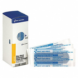 First Aid Only Strip Bandages,Metal Detect,3x1",PK40 FAE-3011