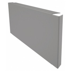 Tennsco Locker End Base,End,Gray,6"x15"x15" EB-15 GRAY