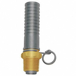Sani-Lav Swivel Hose Adapter,Brass,3/4" x 1/2" N15