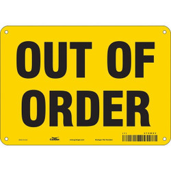 Condor Safety Sign,7 in x 10 in,Aluminum 479M05