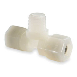 Parker Branch Tee,Nylon,CompxM,3/8In N6MT6
