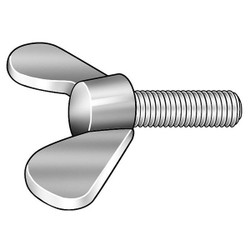 Sim Supply Thumb Screw,M3-0.50,Zinc,16mm L  WS6S030160-001P1