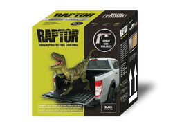 1 US Gallon Kit National Rule Raptor Liner Kit with Gun - Black UP0820G