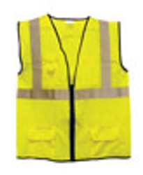 Class 2 Surveyor's Vest, Yellow, XL 690-2210