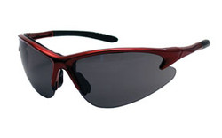 Red Frame DB2™ Safety Glasses with Gray Lens 540-0401