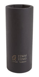 1/2" Drive, Deep Impact Socket, 22mm 222MD
