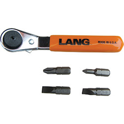 5 pc. Offset Ratcheting Screwdriver Bit Wrench Set 5370