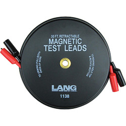Magnetic Retractable Test Leads, 2 Leads x 30' 1138