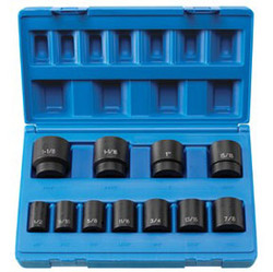 11-Piece 1/2 in. Drive 8-Point SAE Impact Socket Set 1311S