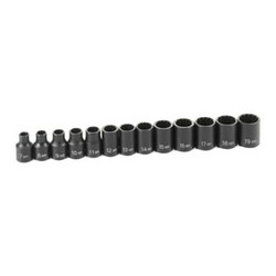 3/8" Drive 13 Pc. Std. Length Metric Set - 12 Point 1203M