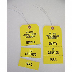 Badger Tag & Label Cylinder Tag,6 1/4in H,3 1/8in W,PK100 499
