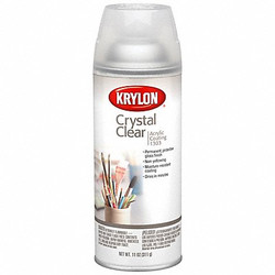 Krylon Spray Paint,Crystal Clear,Gloss K01303007