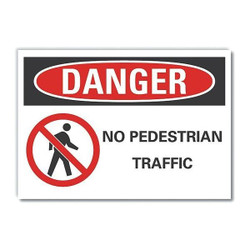 Lyle Eco-Decal Pedestrian Trfc,10x14in,NonPVC LCU4-0206-ED_14x10