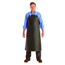 Ansell Bib Apron,Universal,Black,Nitrile 56-512