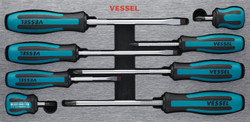 8 Pc MEGADORA JAWSFIT  Screwdriver Set 9008EVA