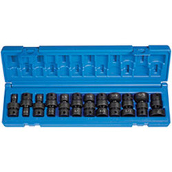 12-Piece 3/8 in. Drive 12-Point SAE Universal Impact Socket Set 1612U