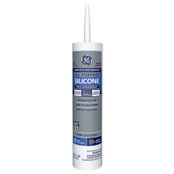 Ge Silicone Sealant,White,All Purpose 2749483