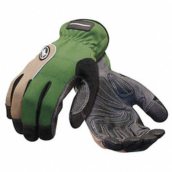 Projex Cut Resistant Gloves,Black/Green,M,PR 97-972
