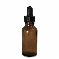 Qorpak Dropper Bottle,94mmH,Amber,39mm Dia,PK24 GLC-05725