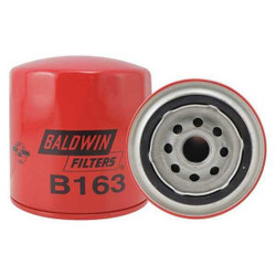 Baldwin Filters Spin-On,3/4" Thread ,3-7/8" L B163